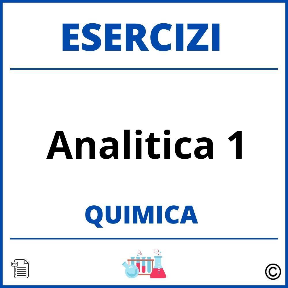 Esercizi Chimica Analitica 1