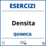 Esercizi Chimica Densita Svolti  con Soluzioni PDF