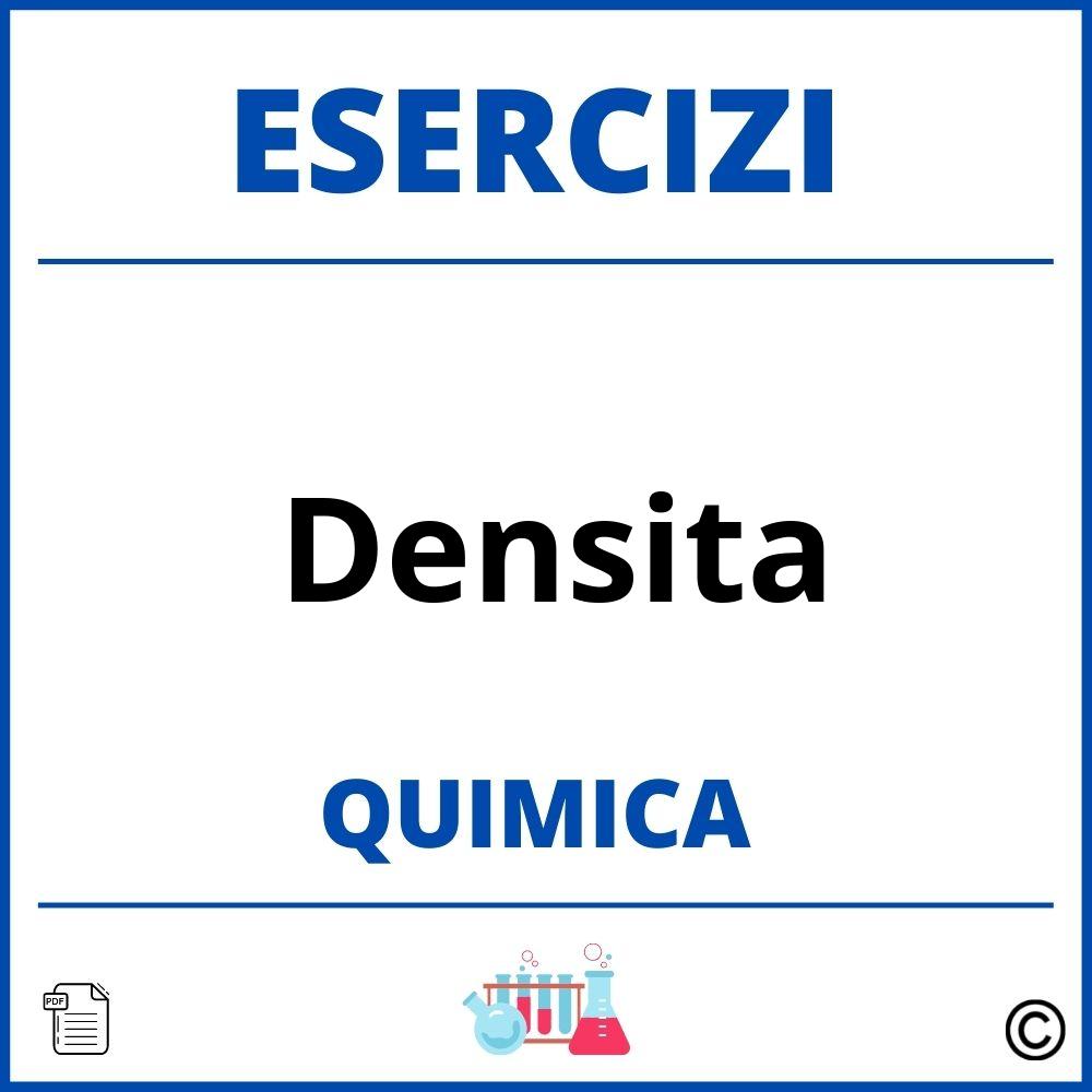 Esercizi Chimica Densita