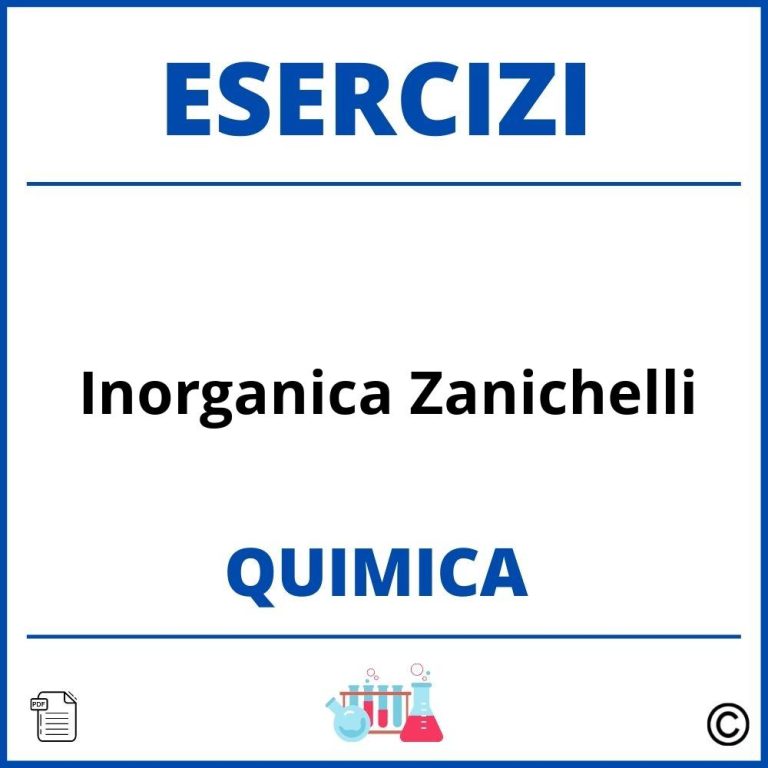 Soluzioni Chimica Zanichelli