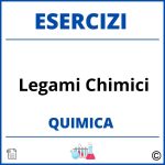 Esercizi Chimica Legami Chimici Svolti  con Soluzioni PDF