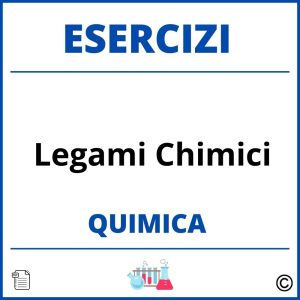 Esercizi Chimica Legami Soluzioni Svolti PDF