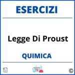 Esercizi Chimica Legge Di Proust Soluzioni Svolti PDF