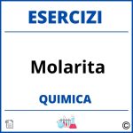 Esercizi Chimica Molarita PDF Svolti con Soluzioni