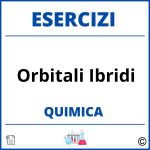 Esercizi Chimica Orbitali Ibridi Svolti  con Soluzioni PDF