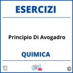 Esercizi Chimica Principio Di Avogadro Svolti  con Soluzioni PDF