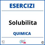 Esercizi Chimica Solubilita Soluzioni Svolti PDF