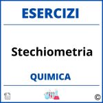 Esercizi Chimica Stechiometria Svolti  con Soluzioni PDF