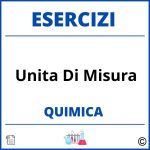 Esercizi Chimica Unita Di Misura Svolti PDF con Soluzioni